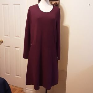Banana Republic Button Sweater Dress Wine Sz XL